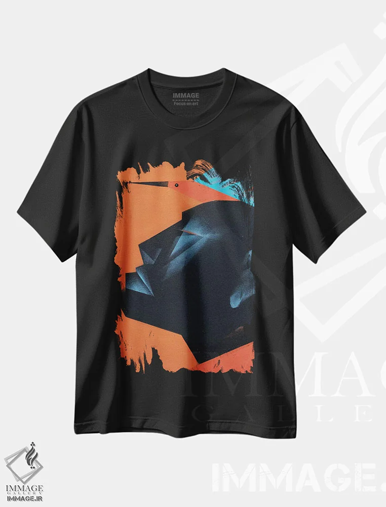 تیشرت مشکی طرح دار کابکا III، هنر آمریکایی آفریقایی تبار اثر وی کالونتو | immage.ir