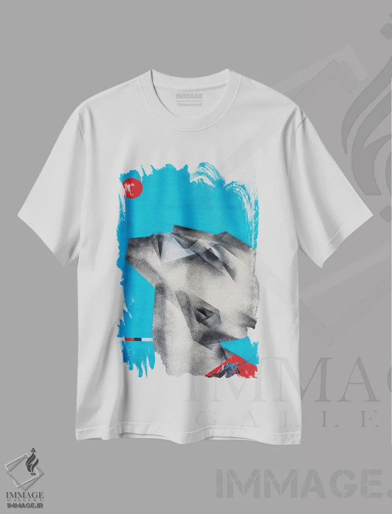 تیشرت سفید طرح دار طرح II، هنر آمریکایی آفریقایی تبار اثر وی کالونتو | immage.ir