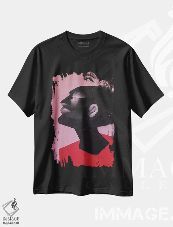 تیشرت مشکی طرح دار باد تازه، هنر آمریکایی آفریقایی تبار اثر وی کالونتو | immage.ir