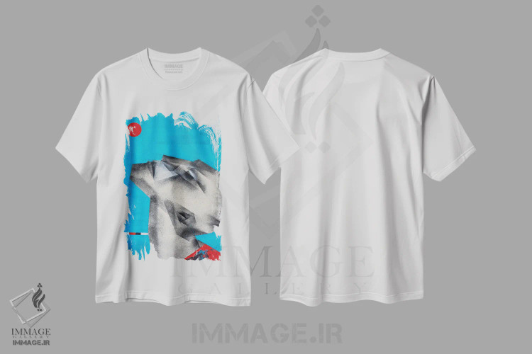 تیشرت سفید طرح دار طرح II، هنر آمریکایی آفریقایی تبار اثر وی کالونتو | immage.ir