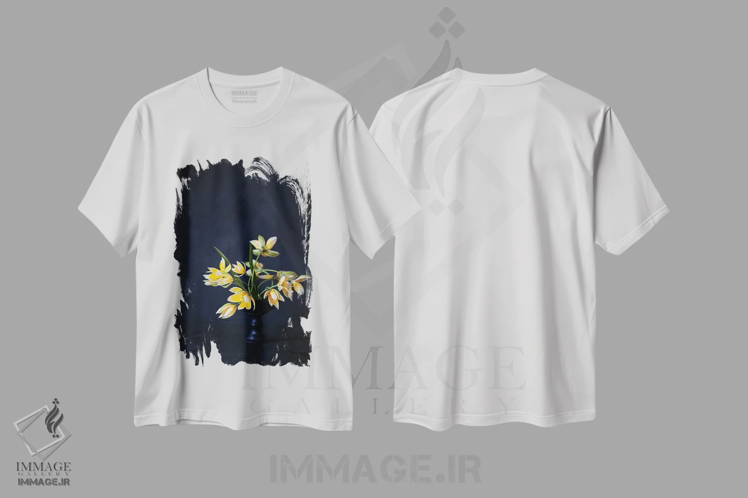 تیشرت سفید طرح دار لاله تاردا، مدیوم اثر کورنلیا وبر | immage.ir