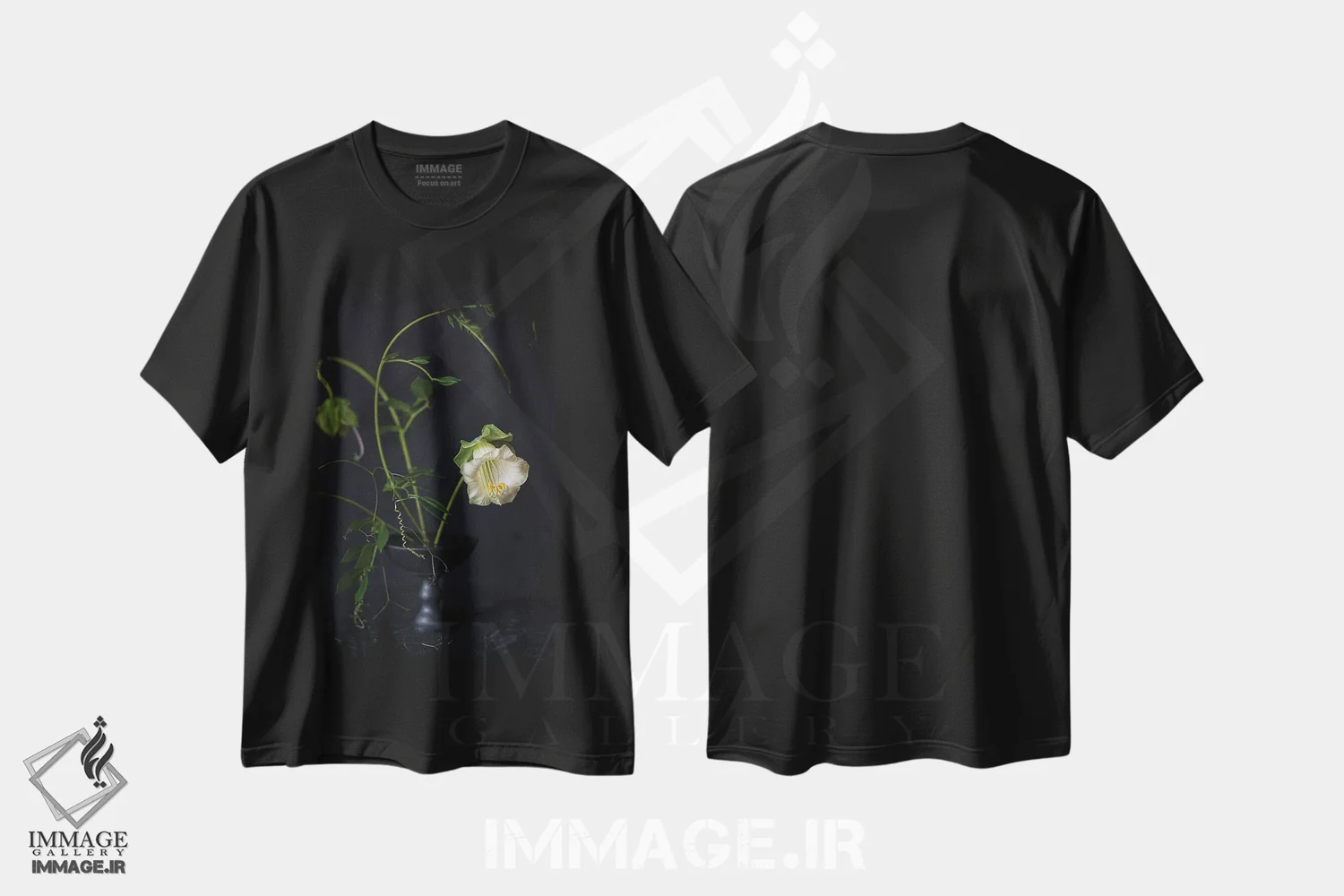تیشرت مشکی طرح دار کوبیا اسکندنس، مدیوم اثر کورنلیا وبر | immage.ir
