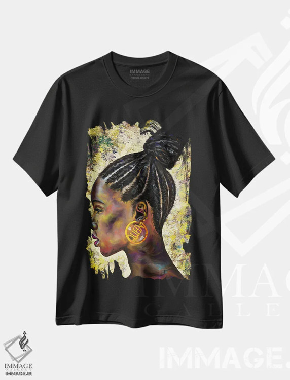 تیشرت مشکی طرح دار آثار کریکس توور ادوین - فروشگاه ایماژ