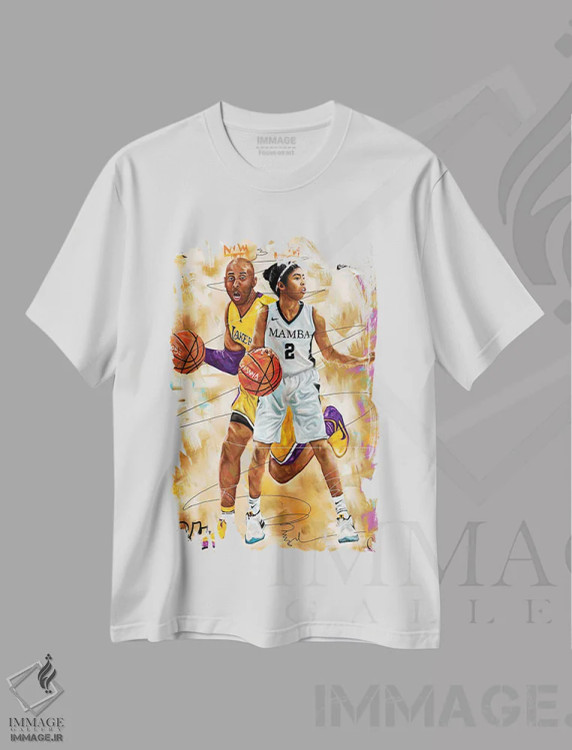 تیشرت سفید طرح دار کوبی ضربدر جی جی، هنر آمریکایی آفریقایی تبار اثر کریکس توور ادوین | فروشگاه ایماژ