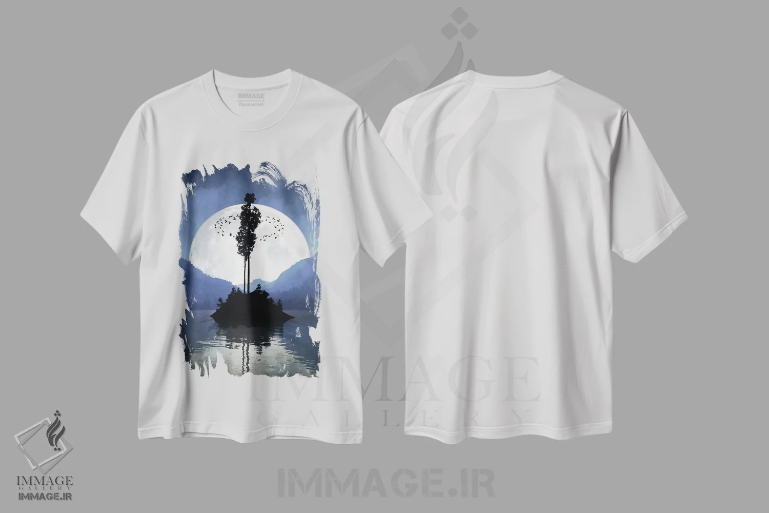 تیشرت سفید طرح دار نگهبان، هنر دیجیتال اثر سینتیا دکر | immage.ir