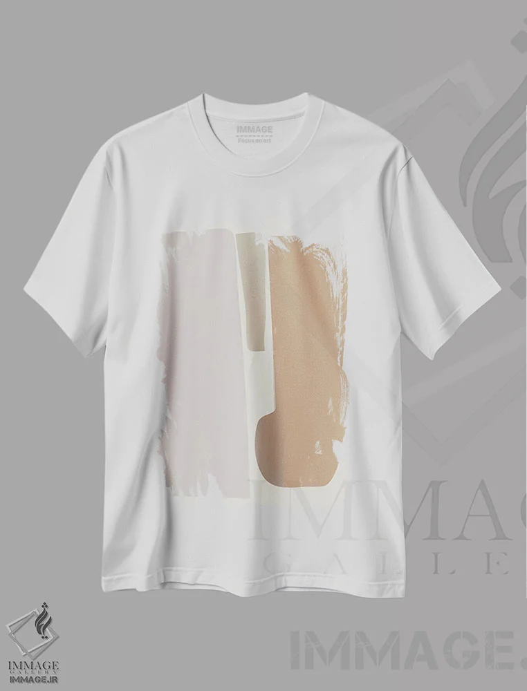 تیشرت سفید طرح دار انتزاعی ماشین قدیمی I اثر دن منیلی | immage.ir