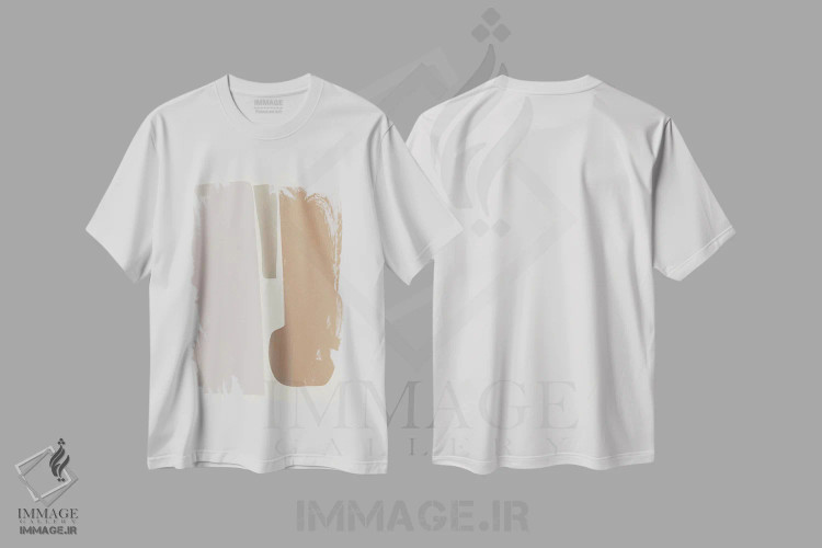 تیشرت سفید طرح دار انتزاعی ماشین قدیمی I اثر دن منیلی | immage.ir