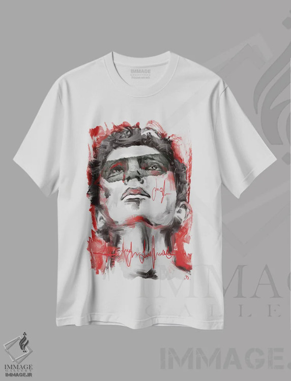 تیشرت سفید طرح دار چشم انداز/دیدگاه، دکور معاصر اثر دائو زد | immage.ir