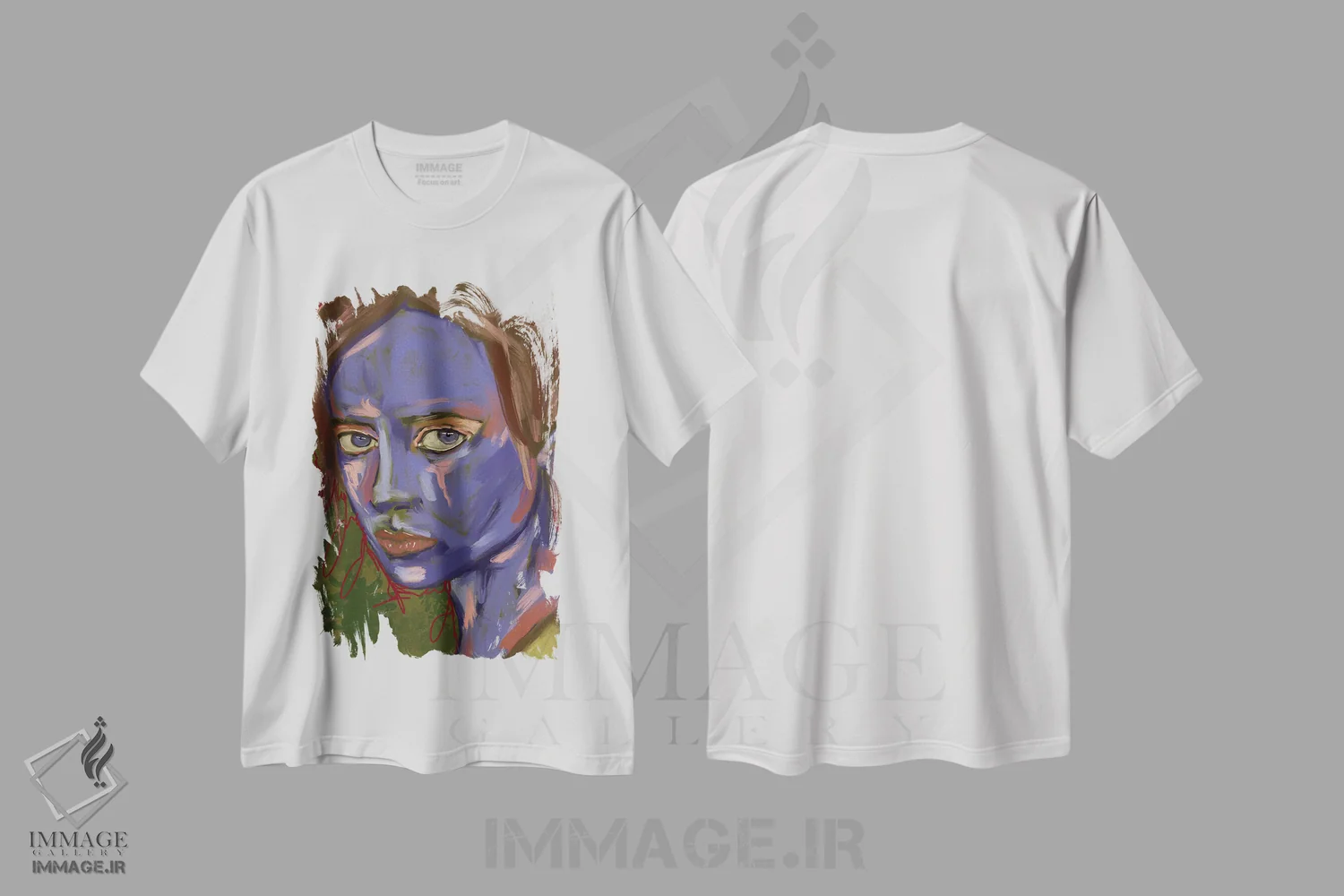 تیشرت سفید طرح دار توالی/دنباله، دکور معاصر اثر دائو زد | immage.ir