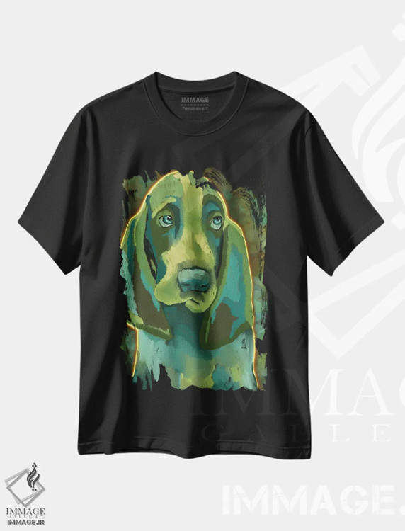 تیشرت مشکی طرح دار دوست بست، هنر فاخر معاصر اثر دائو زد | immage.ir