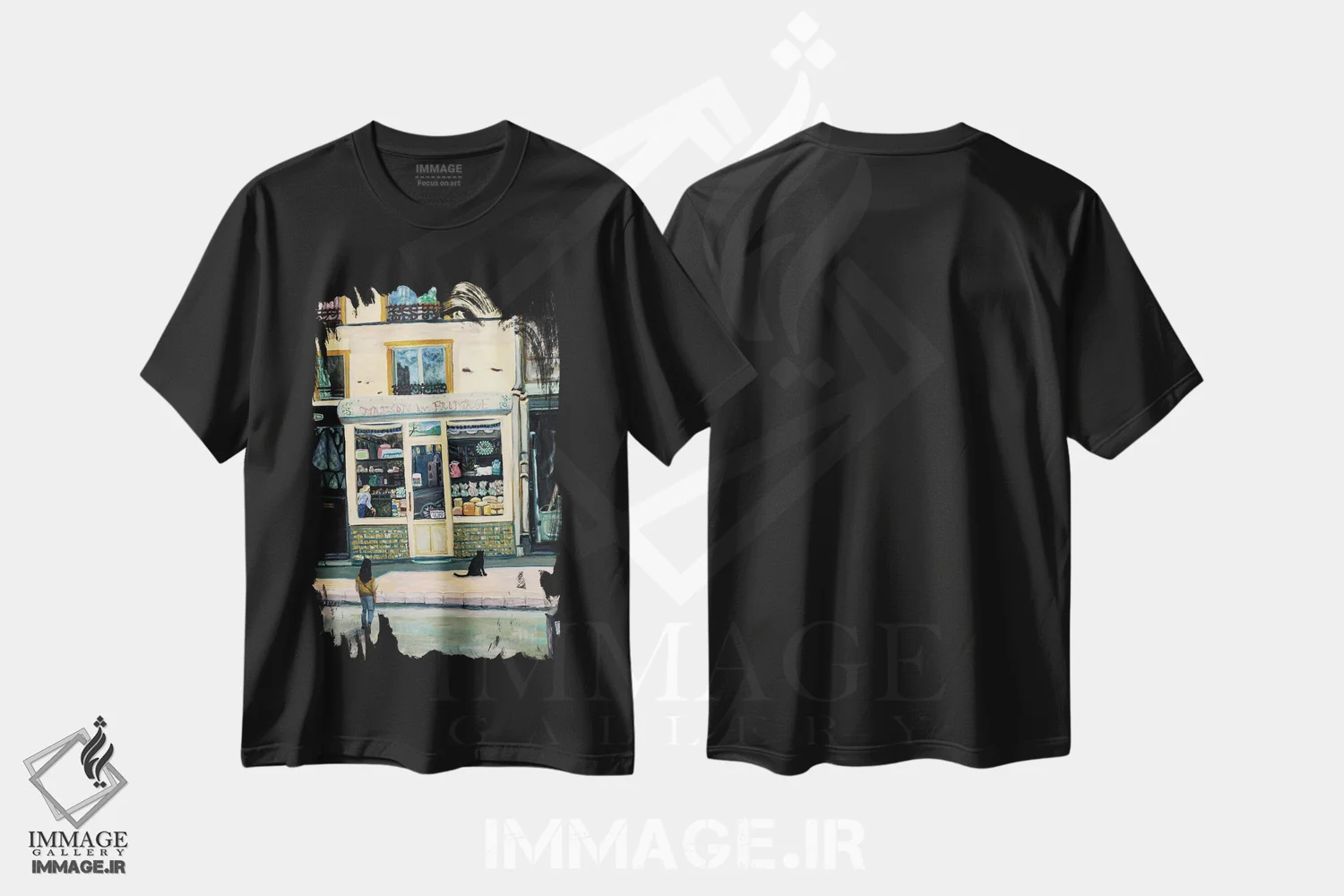 تیشرت مشکی طرح دار در برابر نفرت مقاومت کن، تزئینی اثر دبورا ایو آلاسترا | immage.ir