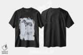 تیشرت مشکی طرح دار گورخر، تزئینی اثر دیتِر براون | immage.ir