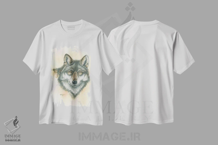 تیشرت سفید طرح دار آلفا، هنر فاخر معاصر اثر دیو بارتولت | immage.ir