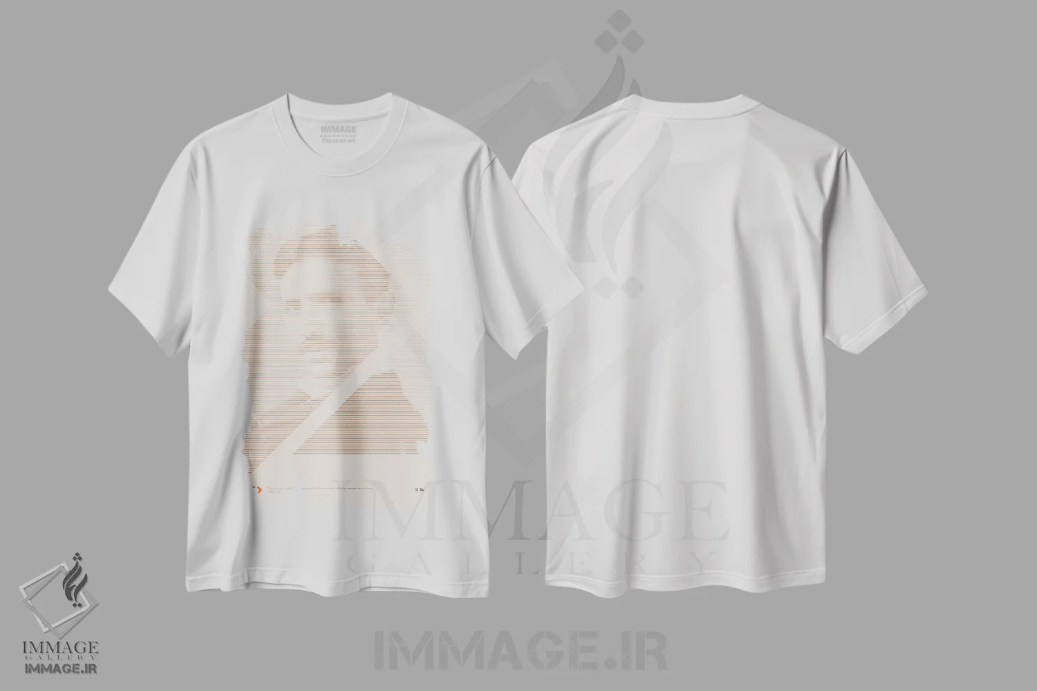 تیشرت سفید طرح دار نیکولا تسلا، هنر دیجیتال اثر طراحی ۲۰۴۶ | فروشگاه ایماژ