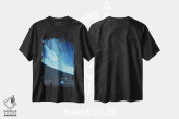 تیشرت مشکی طرح دار نپتون، هنر دیجیتال اثر طراحی ۲۰۴۶ | فروشگاه ایماژ