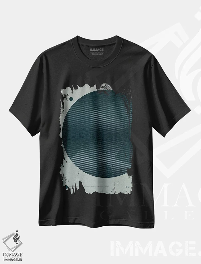 تیشرت مشکی طرح دار کارل سیگن، هنر دیجیتال اثر طراحی ۲۰۴۶ | immage.ir
