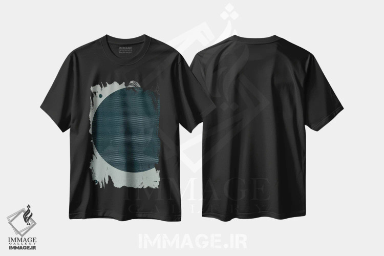 تیشرت مشکی طرح دار کارل سیگن، هنر دیجیتال اثر طراحی ۲۰۴۶ | immage.ir