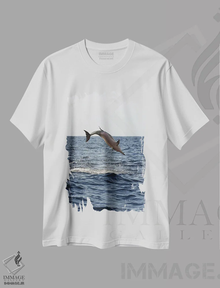 تیشرت سفید طرح دار آثار دیوید فلیتهام - فروشگاه ایماژ