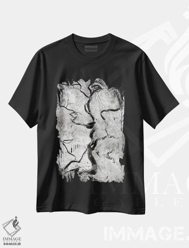 تیشرت مشکی طرح دار درخت رؤیا، مدیوم اثر دوریت فوگ | فروشگاه ایماژ