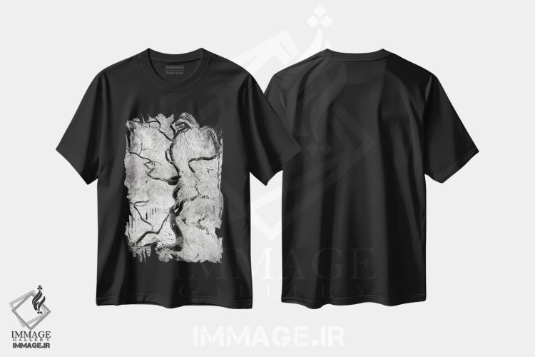 تیشرت مشکی طرح دار درخت رؤیا، مدیوم اثر دوریت فوگ | فروشگاه ایماژ