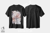 تیشرت مشکی طرح دار درخت شکوفه آتشین ۲، عکاسی ترکیبی اثر دوریت فوگ | immage.ir