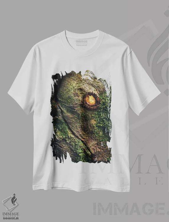 تیشرت سفید طرح دار اژدهای باستانی در جنگل، عکاسی هوایی اثر دنیل گاستاگر | immage.ir