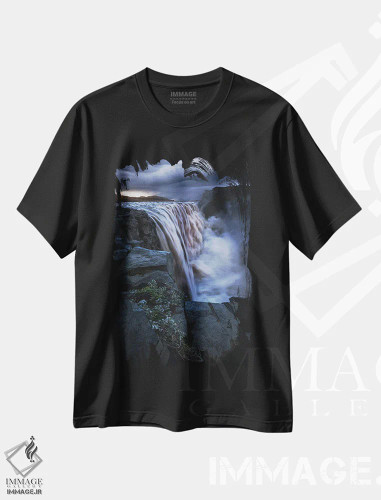 تیشرت مشکی طرح دار شب تابستانی چشمگیر در دیتیفوس، مدیوم اثر دنیل گاستاگر | فروشگاه ایماژ