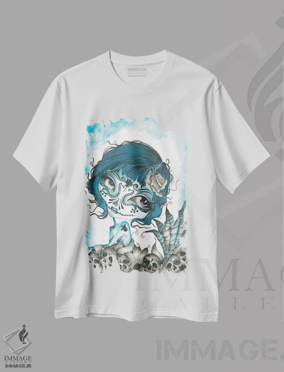تیشرت سفید طرح دار آبی...روز مرگان، دکوراسیون جایگزین اثر داتی گلیسون | immage.ir