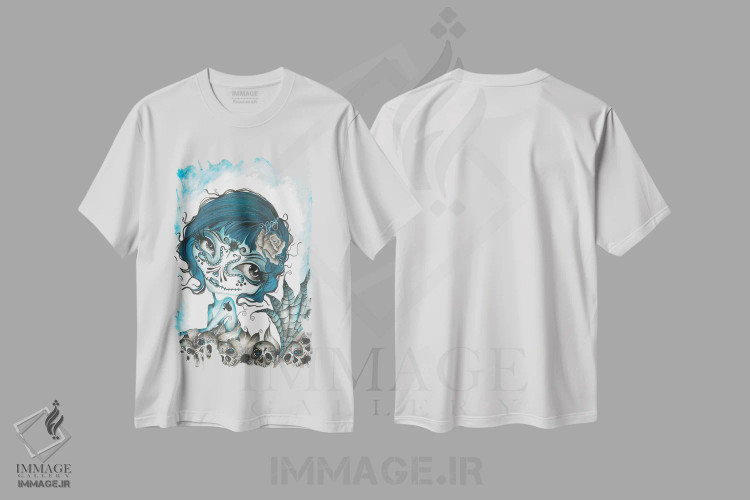 تیشرت سفید طرح دار آبی...روز مرگان، دکوراسیون جایگزین اثر داتی گلیسون | immage.ir