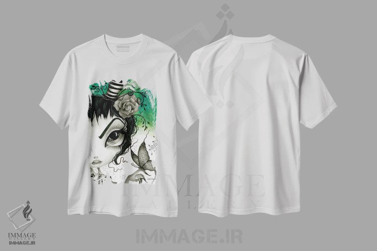 تیشرت سفید طرح دار لولیتا، دکوراسیون جایگزین اثر داتی گلیسون | immage.ir