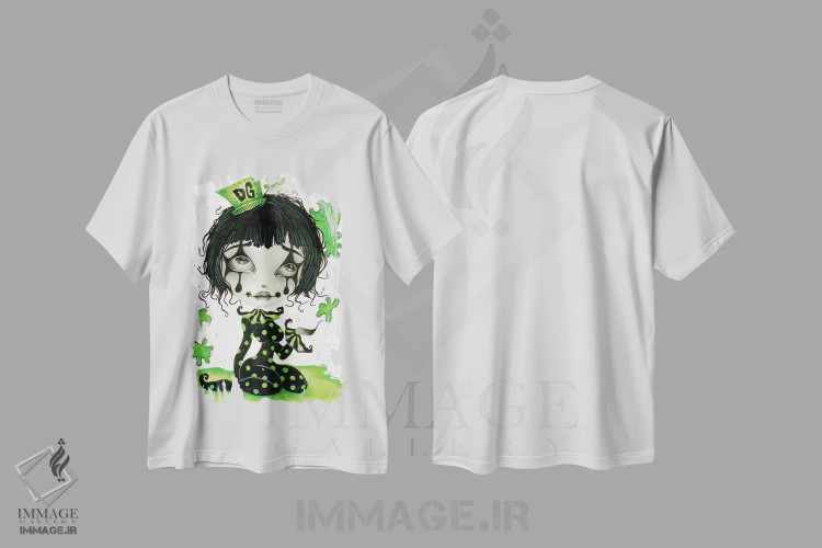 تیشرت سفید طرح دار نوکس، دکوراسیون جایگزین اثر داتی گلیسون | immage.ir