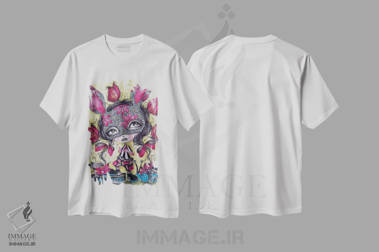تیشرت سفید طرح دار ساردین ها، دکوراسیون جایگزین اثر داتی گلیسون | فروشگاه ایماژ