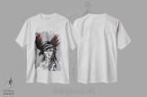 تیشرت سفید طرح دار رستگاری، هنر دیجیتال اثر دیجیتال کاربین | immage.ir