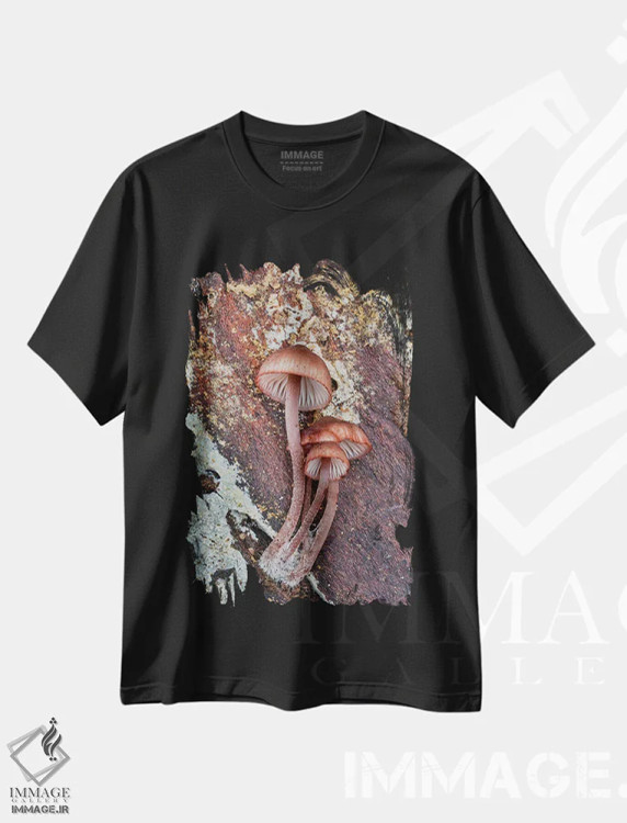 تیشرت مشکی طرح دار آثار دارل گالین - فروشگاه ایماژ