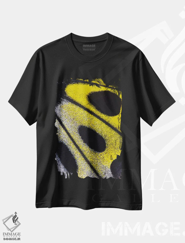 تیشرت مشکی طرح دار عکاسی ماکرو از بال پروانه شماره بیست وهشت، عکاسی ماکرو اثر دارل گالین | فروشگاه ایماژ