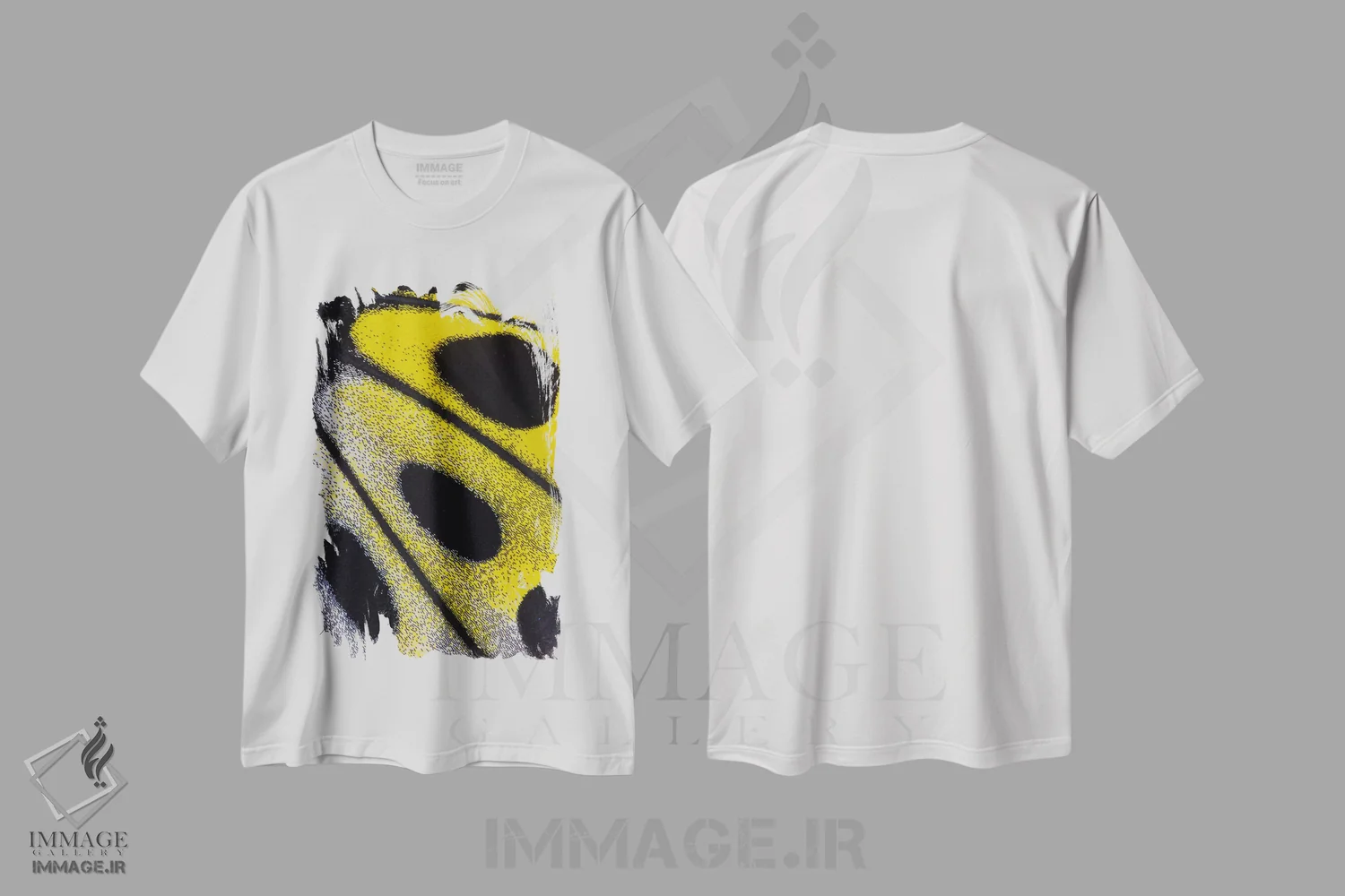 تیشرت سفید طرح دار عکاسی ماکرو از بال پروانه شماره بیست وهشت، عکاسی ماکرو اثر دارل گالین | immage.ir