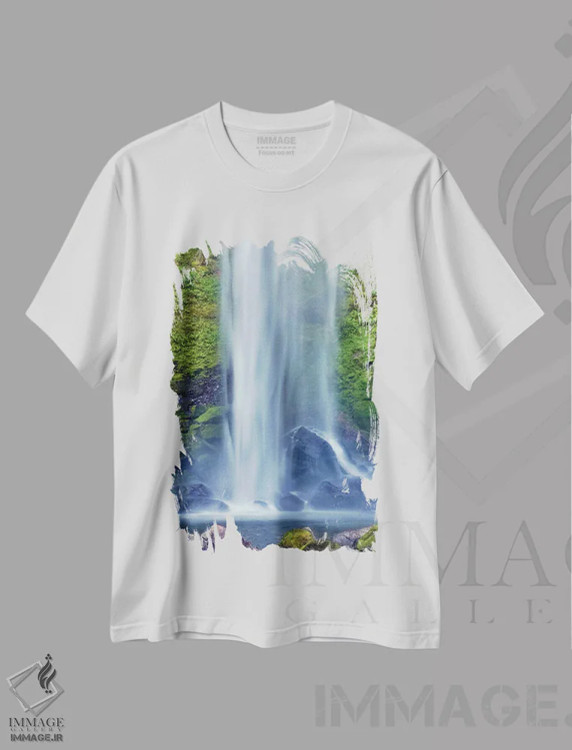 تیشرت سفید طرح دار آثار دارل گالین - فروشگاه ایماژ