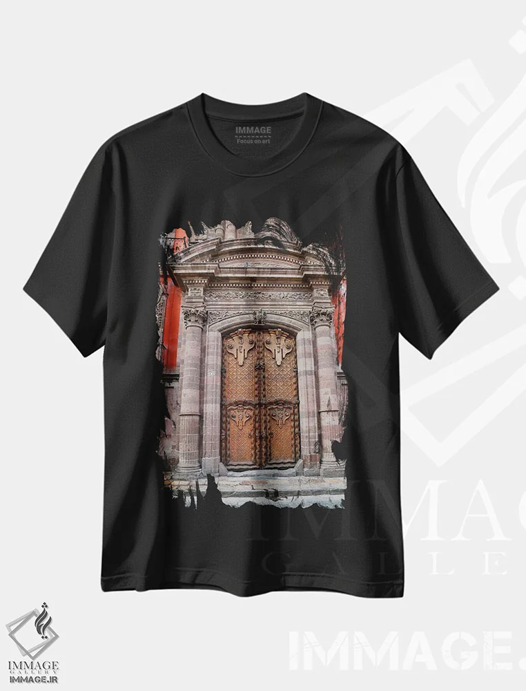 تیشرت مشکی طرح دار آثار دارل گالین - فروشگاه ایماژ