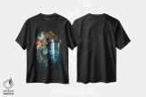 تیشرت مشکی طرح دار آثار دیجیتال وایلد آرت - فروشگاه ایماژ