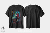 تیشرت مشکی طرح دار آثار دیجیتال وایلد آرت - فروشگاه ایماژ