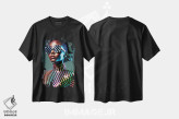 تیشرت مشکی طرح دار آثار دیجیتال وایلد آرت - immage.ir