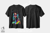 تیشرت مشکی طرح دار آثار دیجیتال وایلد آرت - فروشگاه ایماژ