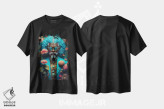 تیشرت مشکی طرح دار آثار دیجیتال وایلد آرت - فروشگاه ایماژ