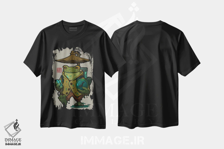 تیشرت مشکی طرح دار اسپراگ و برادرش بروگ، دکور آسیایی اثر دینگ ژونگ هو | immage.ir