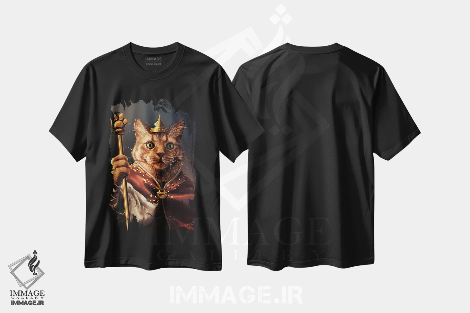 تیشرت مشکی طرح دار پادشاه زیراکس، هنر دیجیتال اثر دینگ ژونگ هو | immage.ir