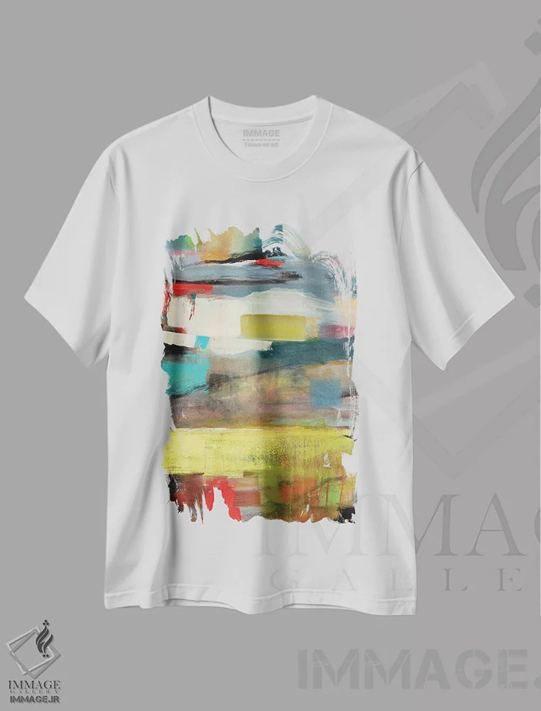 تیشرت سفید طرح دار آب اثر دی آنا شوئربکه | immage.ir