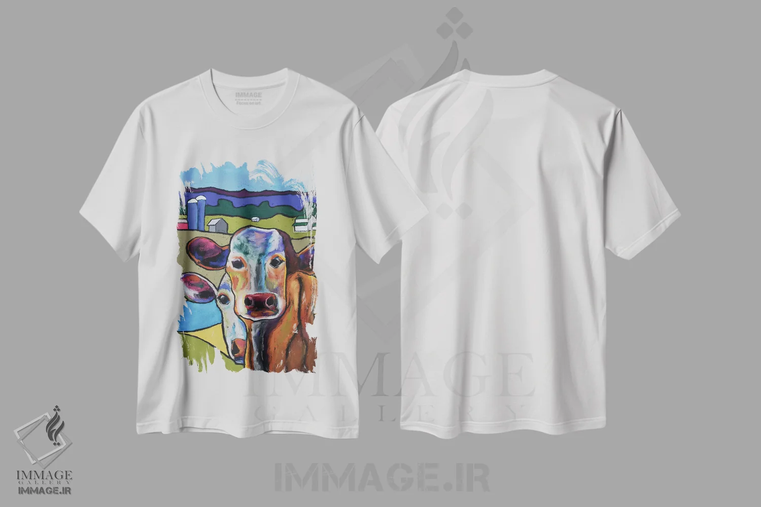 تیشرت سفید طرح دار پسر خجالتی، دکور روستایی اثر دیویدای هینْدز | immage.ir