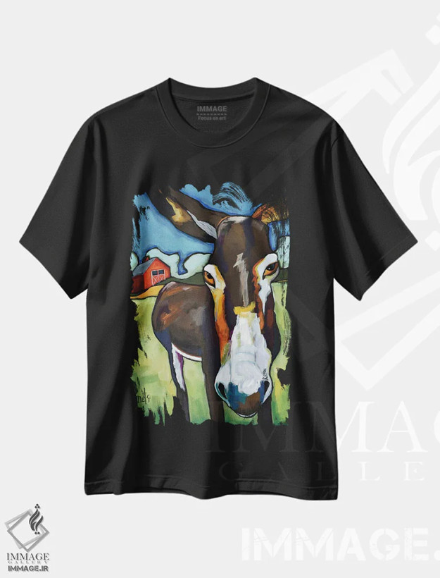 تیشرت مشکی طرح دار I'm Not Ed,نه، من اد نیستم، دکور معاصر اثر دیویدای هینْدز | فروشگاه ایماژ