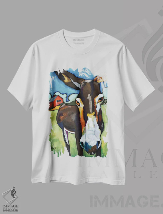 تیشرت سفید طرح دار I'm Not Ed,نه، من اد نیستم، دکور معاصر اثر دیویدای هینْدز | immage.ir