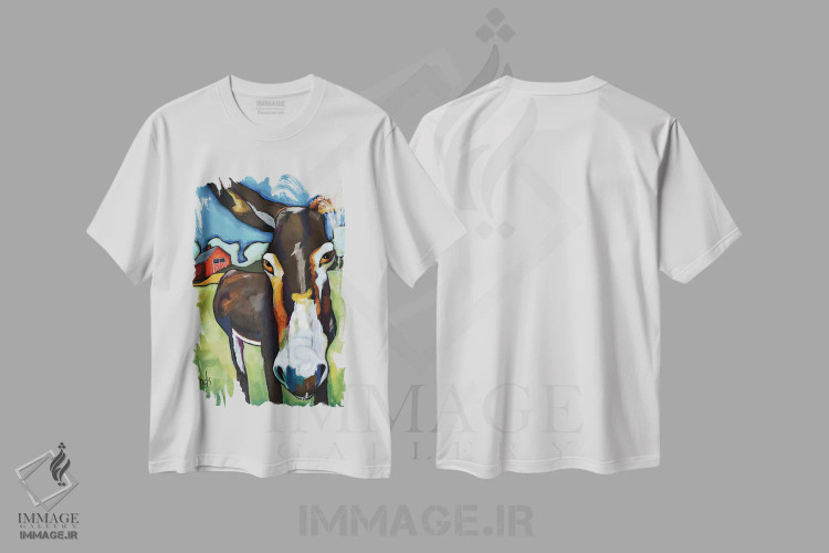 تیشرت سفید طرح دار I'm Not Ed,نه، من اد نیستم، دکور معاصر اثر دیویدای هینْدز | immage.ir